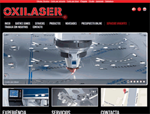 Tablet Screenshot of oxilaser.com